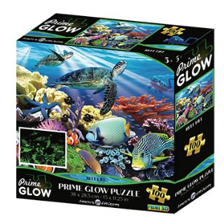 Obrázek z Puzzle svítící ve tmě moře 63 dílků 